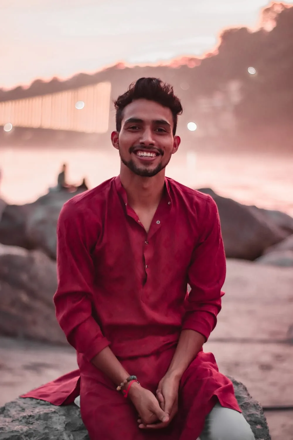 Portrait of Abhi Nautiyal in Rishikesh