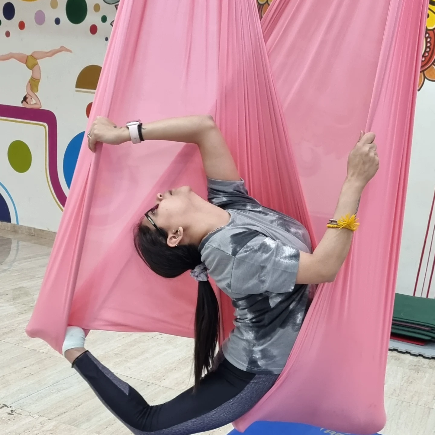 Aerial backbend