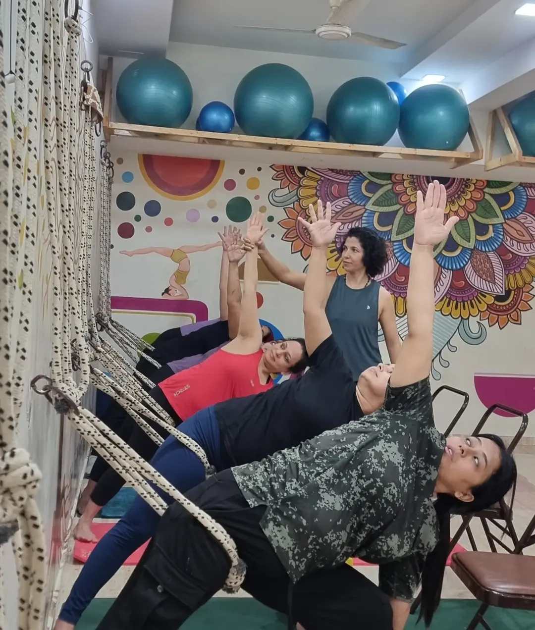 Rope side stretch