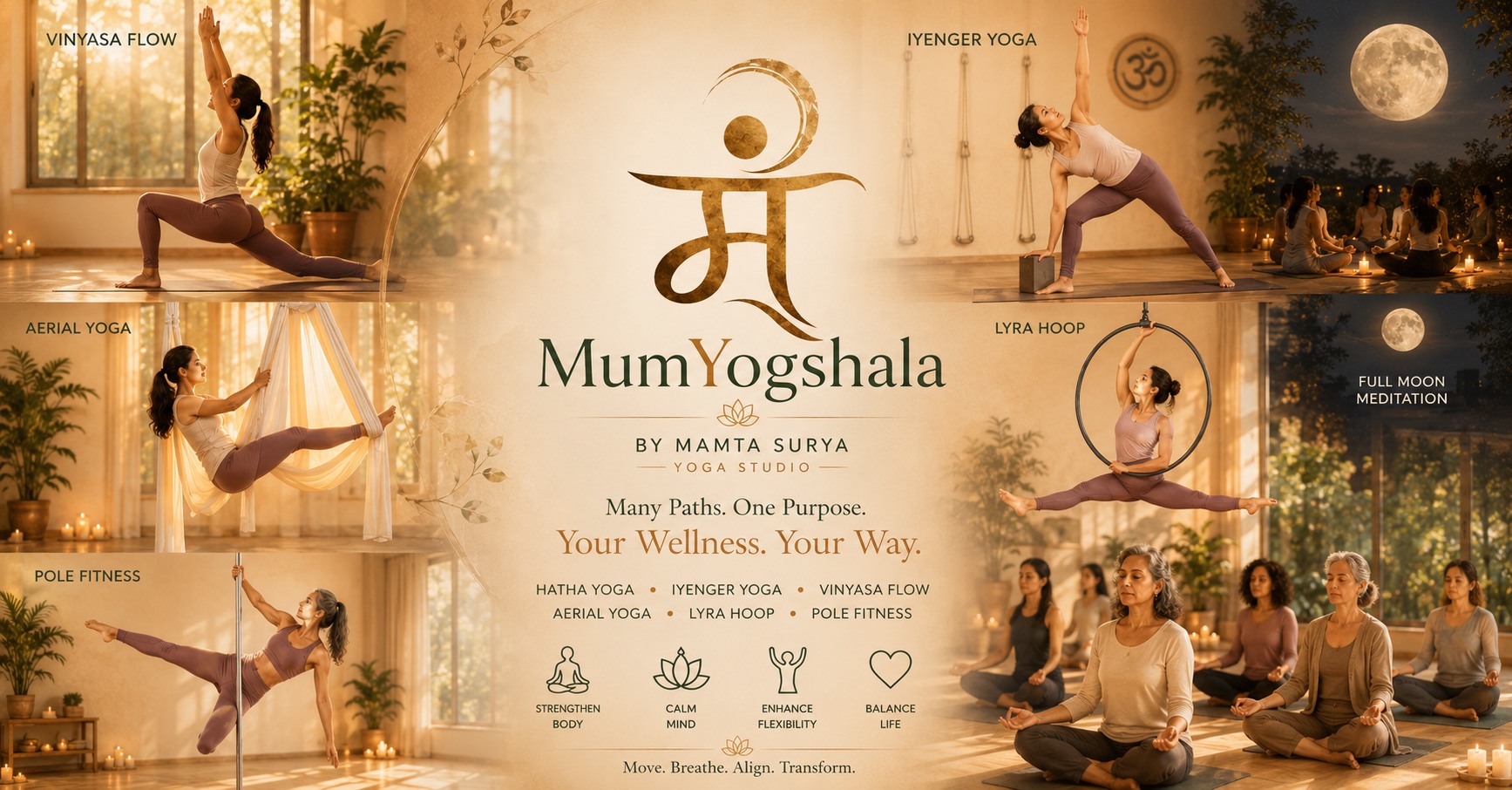 Aerial Yoga online practice